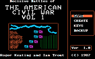 The American Civil War 1 Title Screen
